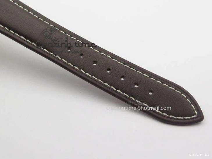 0406 Cellini Date YG White Numeral Dial On Brown Leather Strap A Affordable 3883